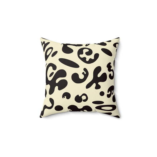 Pure Imagination All Over Print Basic Square Pillow - Blank Page White