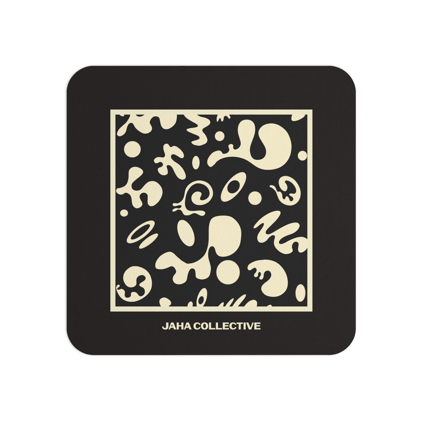 Adorn'd Coaster Set (50 or 100) - Smoke Signal Black