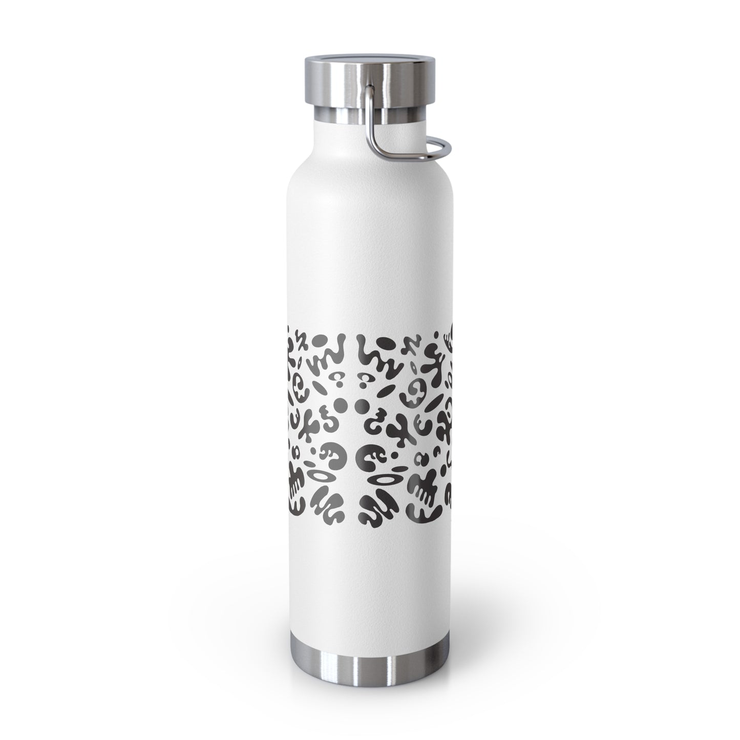 Mirror Work Copper Vacuum Insulated Water Bottle (22oz) - Smoke Signal Black