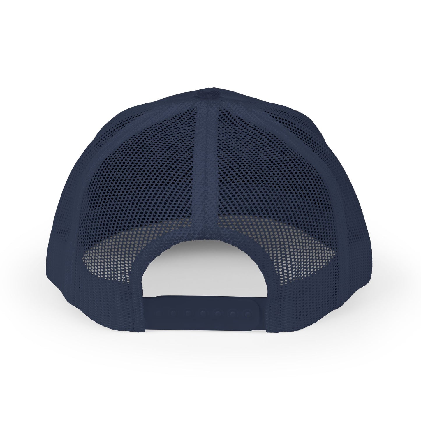 Adorn'd Logo Embroidered Retro Trucker Hat - Smoke Signal Black