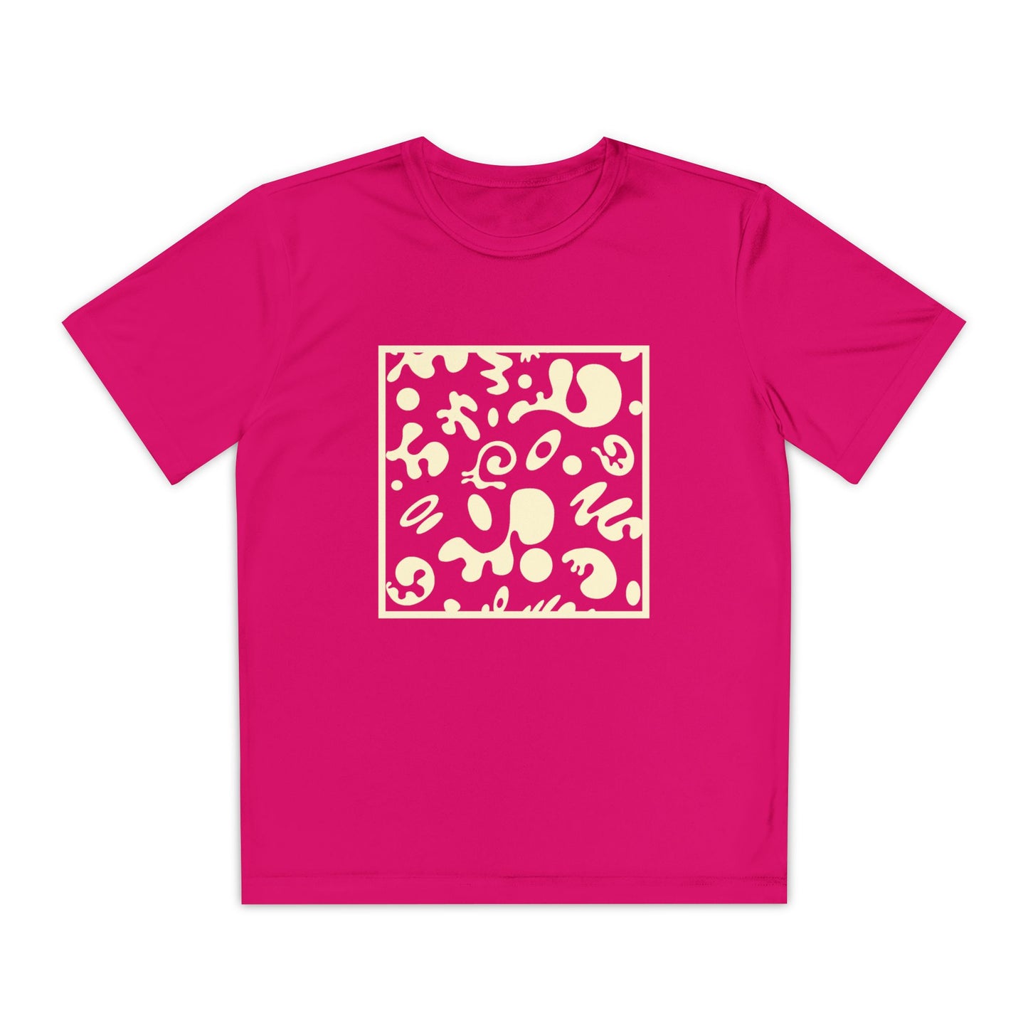 Adorn'd Youth Competitor Graphic Tee - Blank Page White