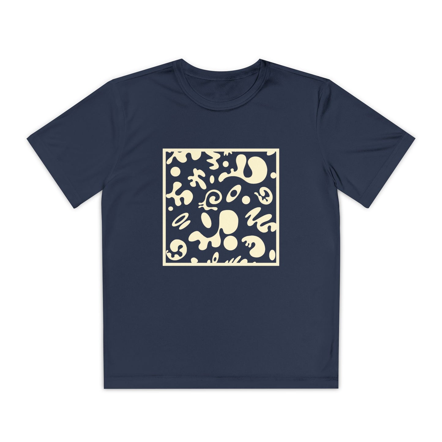 Adorn'd Youth Competitor Graphic Tee - Blank Page White