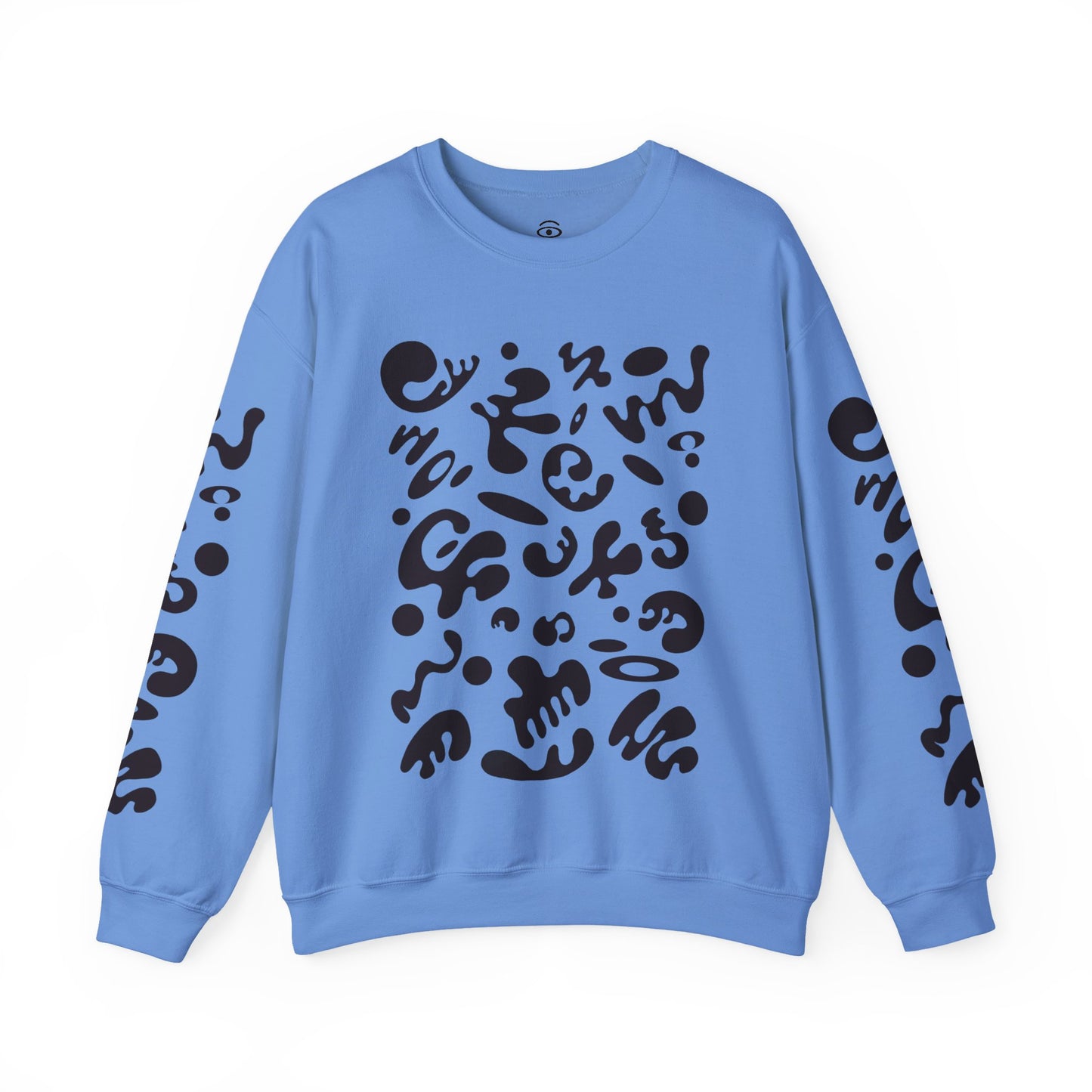 Pure Imagination Unisex Heavy Blend™ Crewneck Sweatshirt- Smoke Signal Black Print