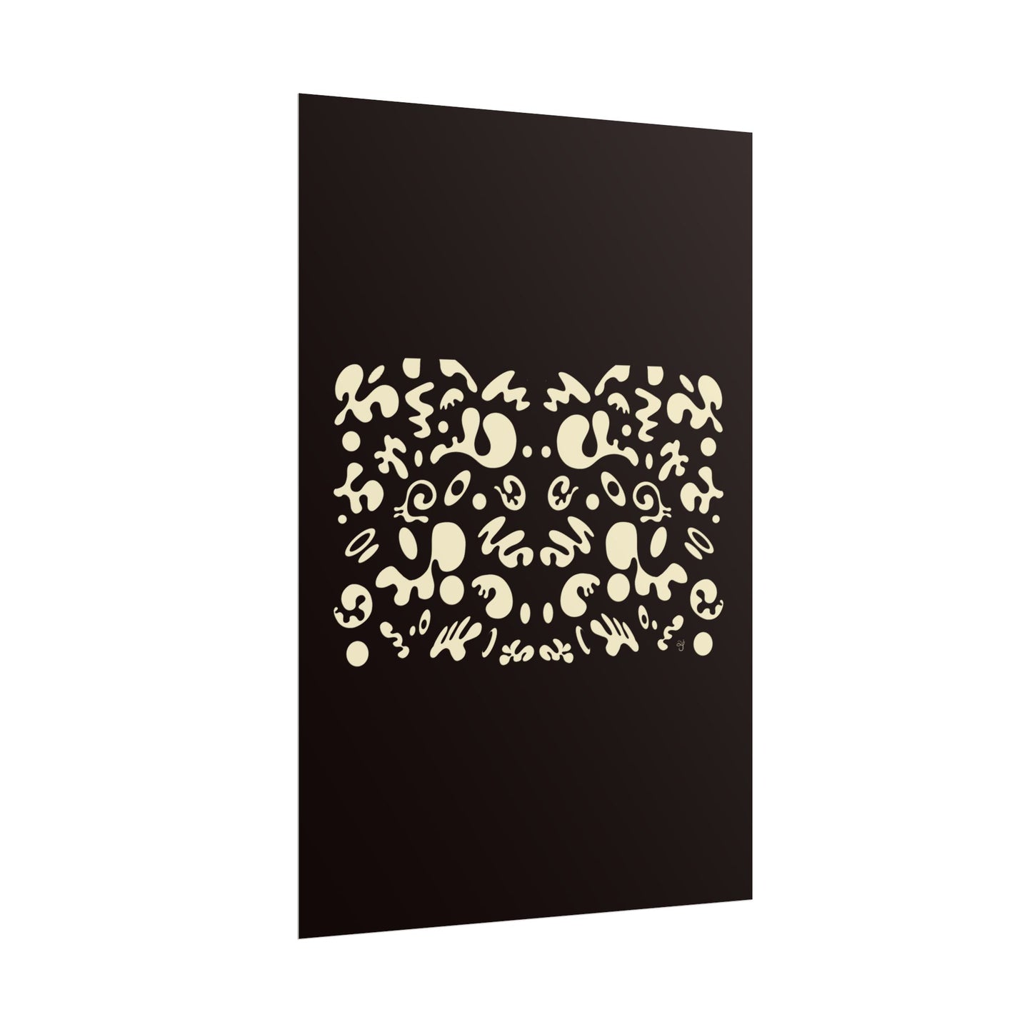 Mirror Work Rolled Poster (Portrait) - Smoke Signal