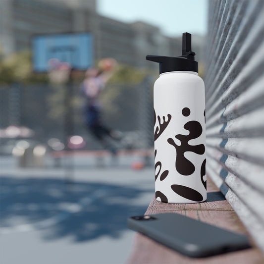 Nourish'd Stainless Steel Water Bottle (Standard Lid)