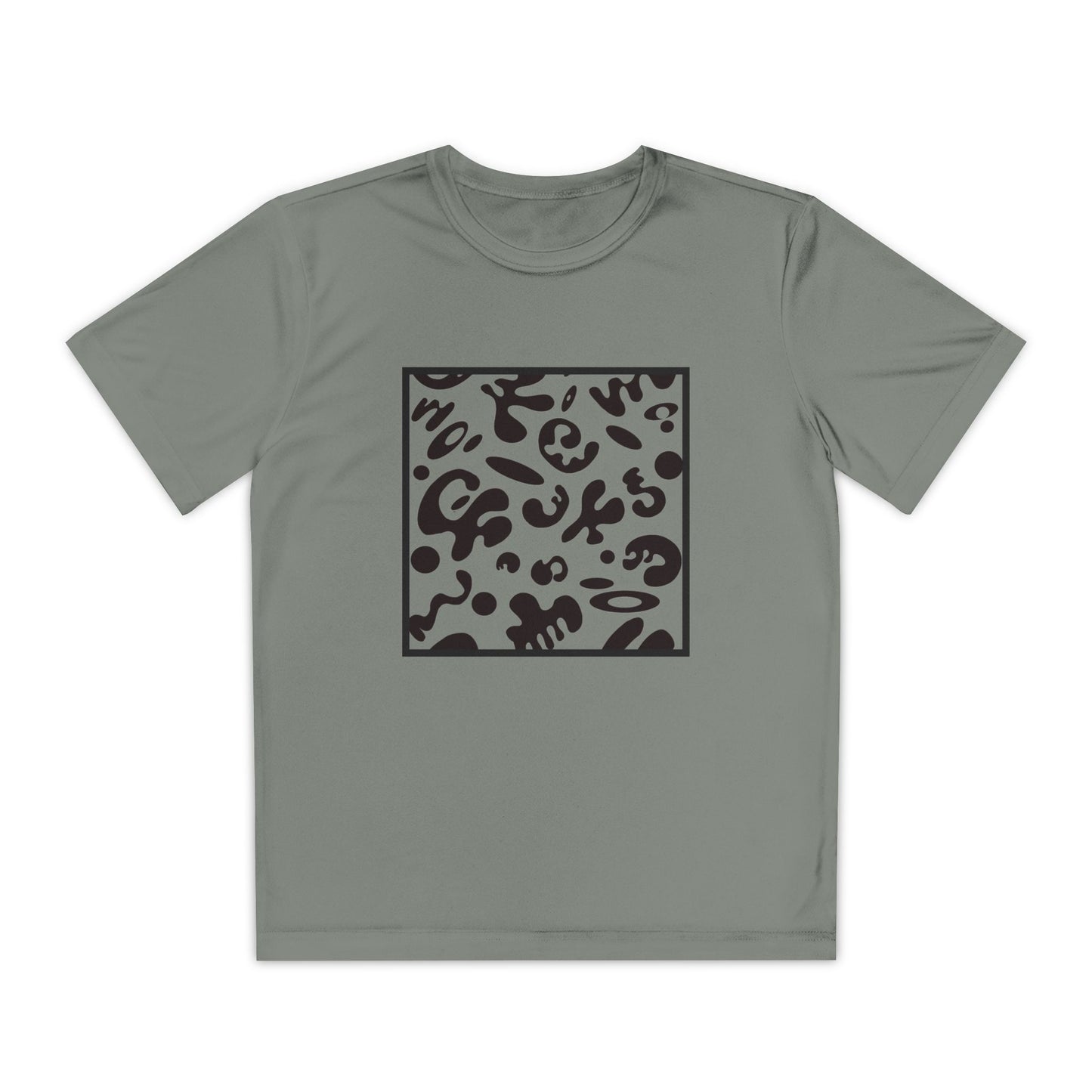 Adorn'd Youth Competitor Graphic Tee - Smoke Signal Black