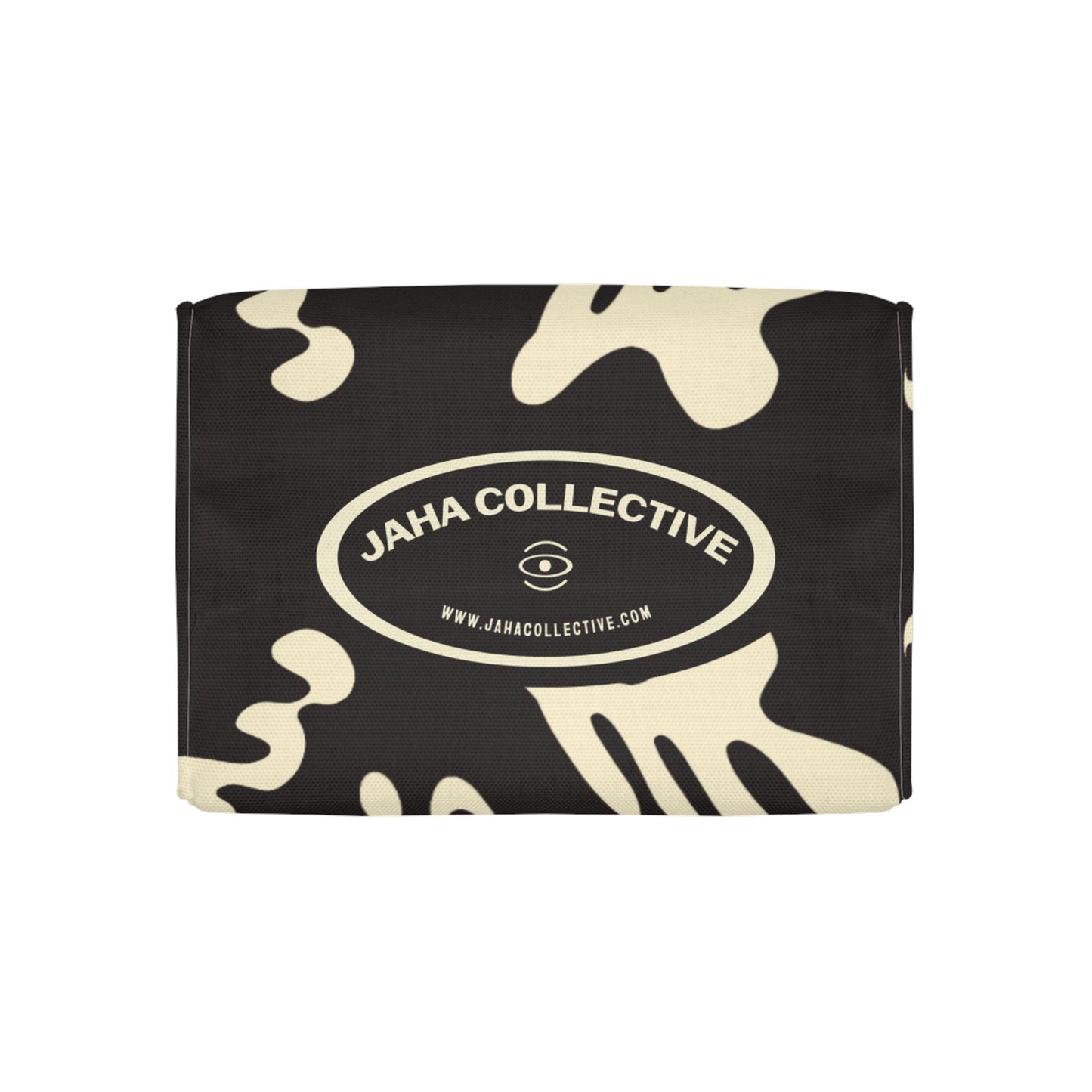 Pure Imagination Magnetic Roll Top Fabric Lunch Bag - Smoke Signal Black