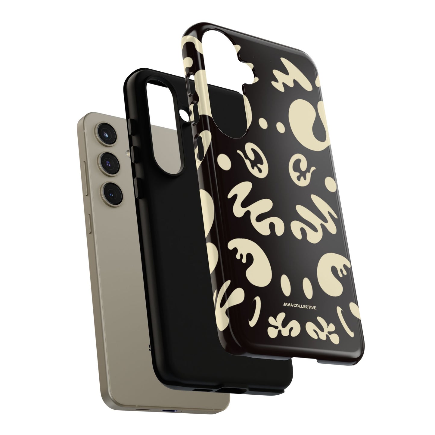 Mirror Work Tough Case (Samsung) - Smoke Signal Black