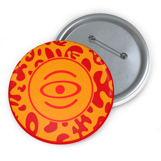 Adorn'd Color Logo Pin Button - Heat Theory