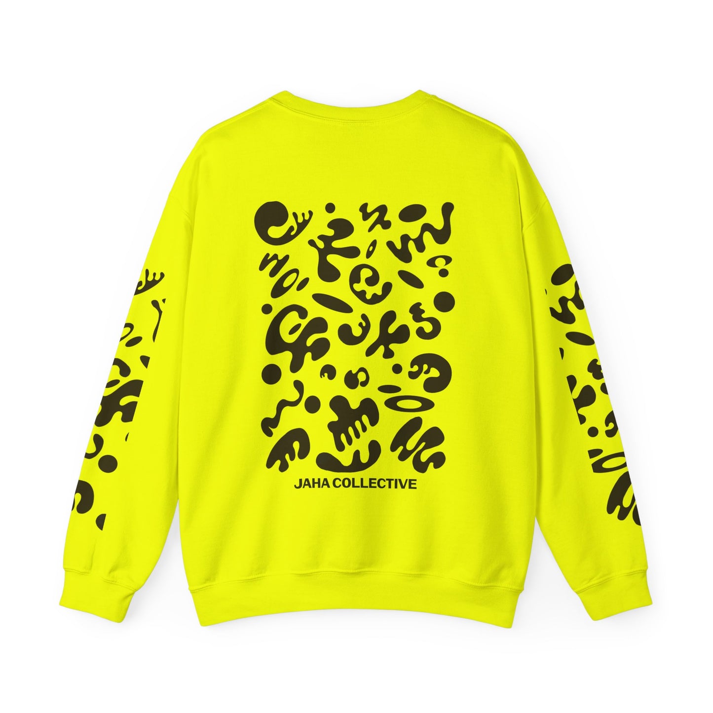 Pure Imagination Unisex Heavy Blend™ Crewneck Sweatshirt- Smoke Signal Black Print