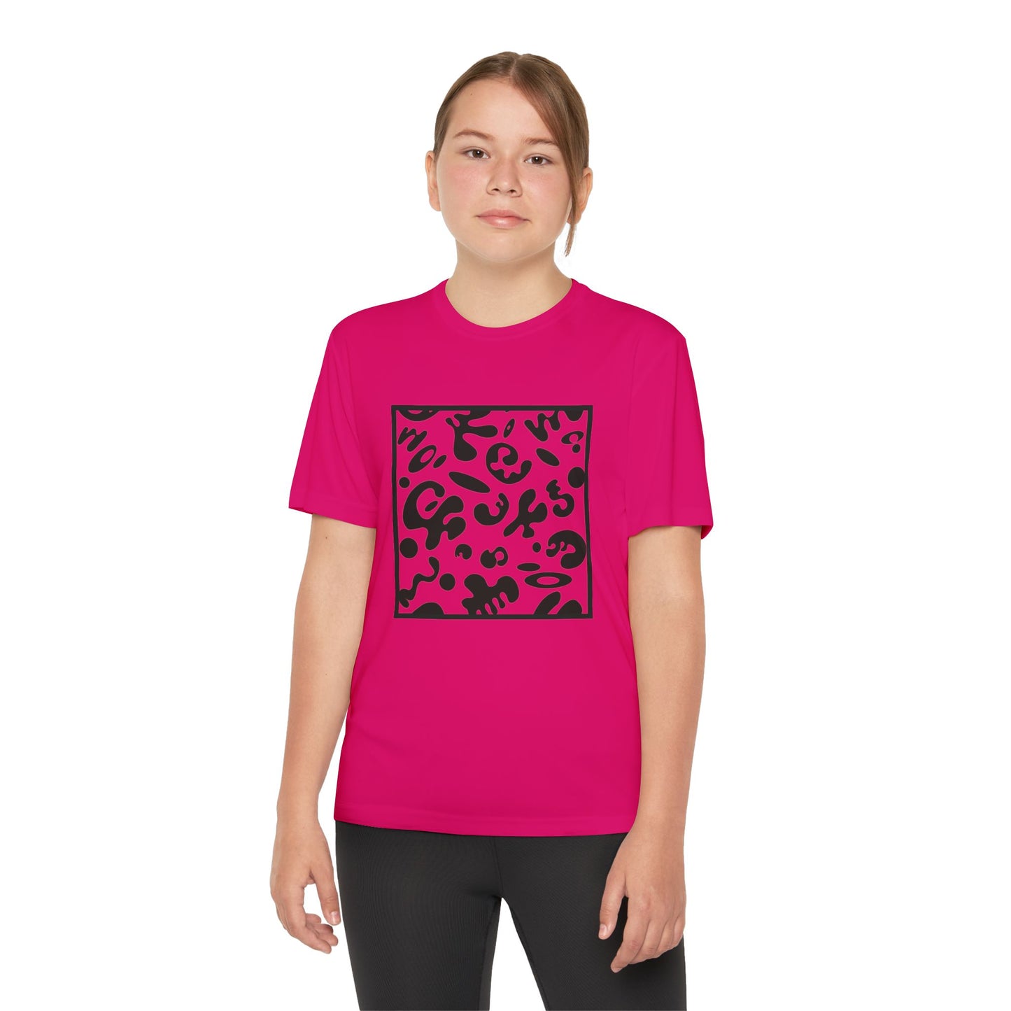 Adorn'd Youth Competitor Graphic Tee - Smoke Signal Black