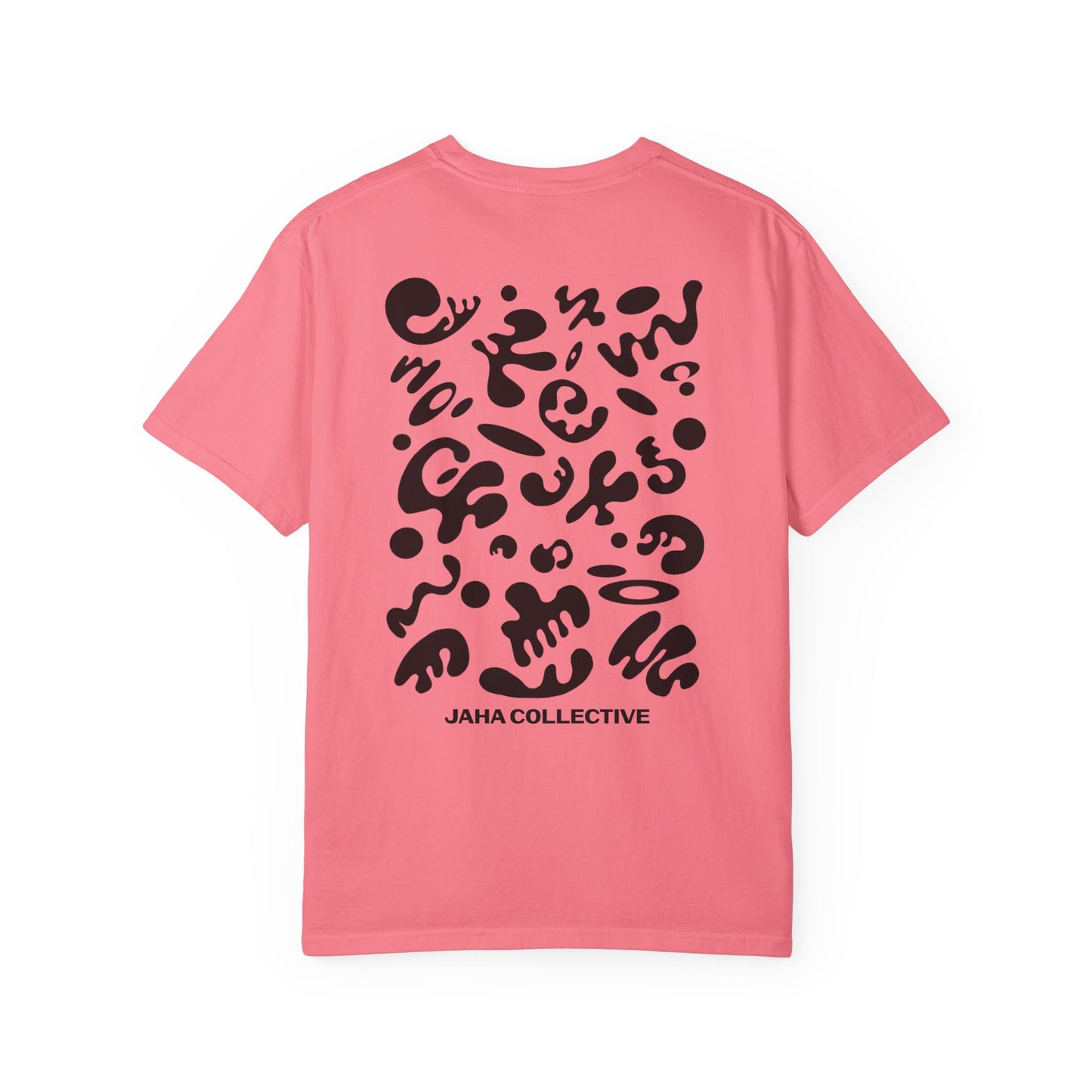 Pure Imagination Unisex Garment-Dyed T-Shirt (Warm Neutrals) - Smoke Signal Black Print