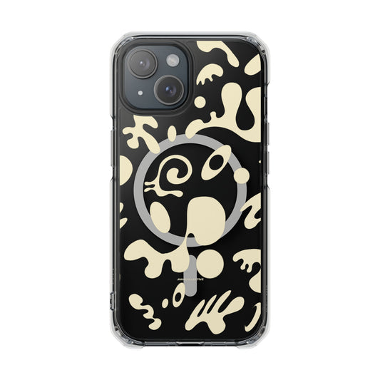 Pure Imagination Clear MagSafe Impact Case - Blank Page White