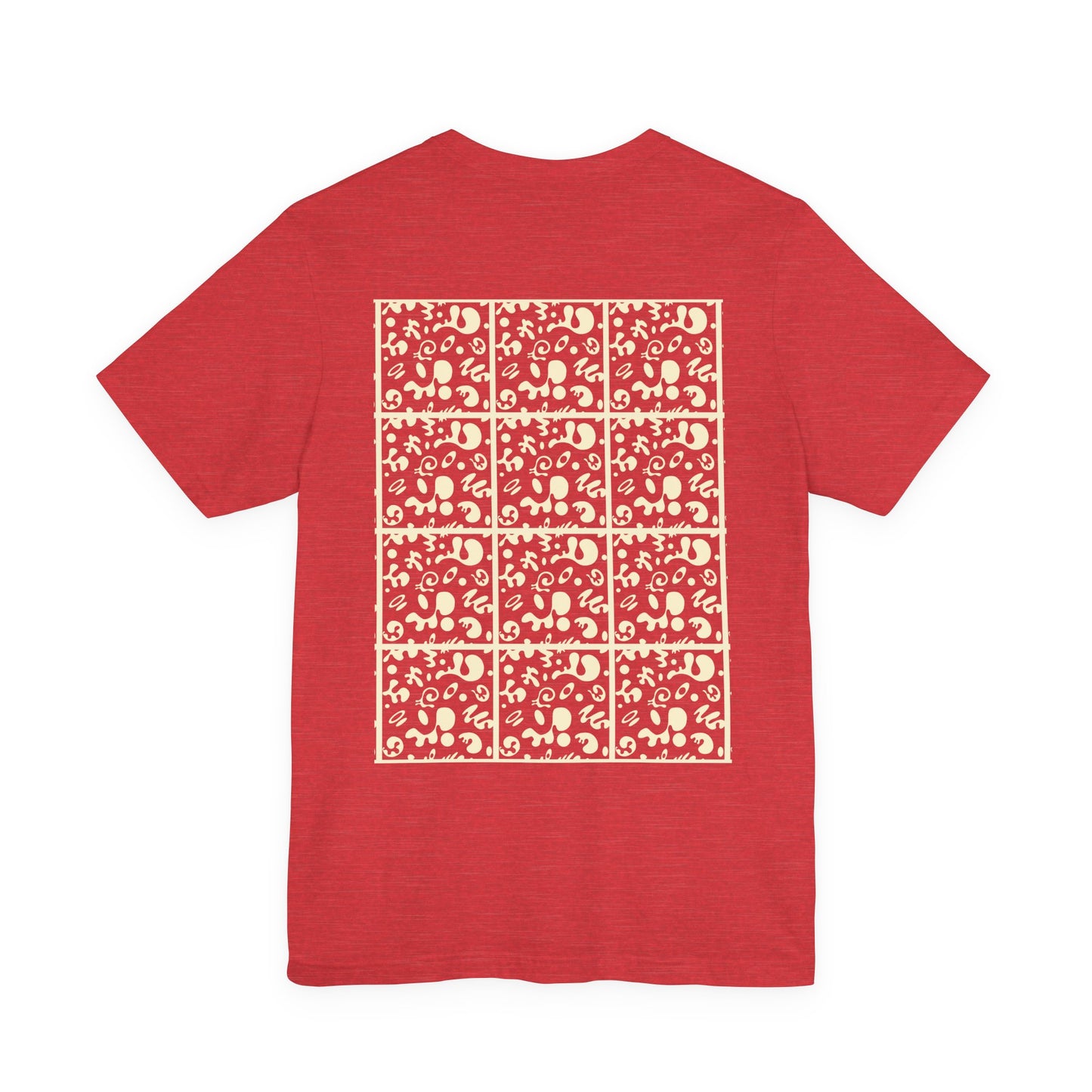 Adorn'd Unisex Jersey Short Sleeve Tee - Blank Page White Print