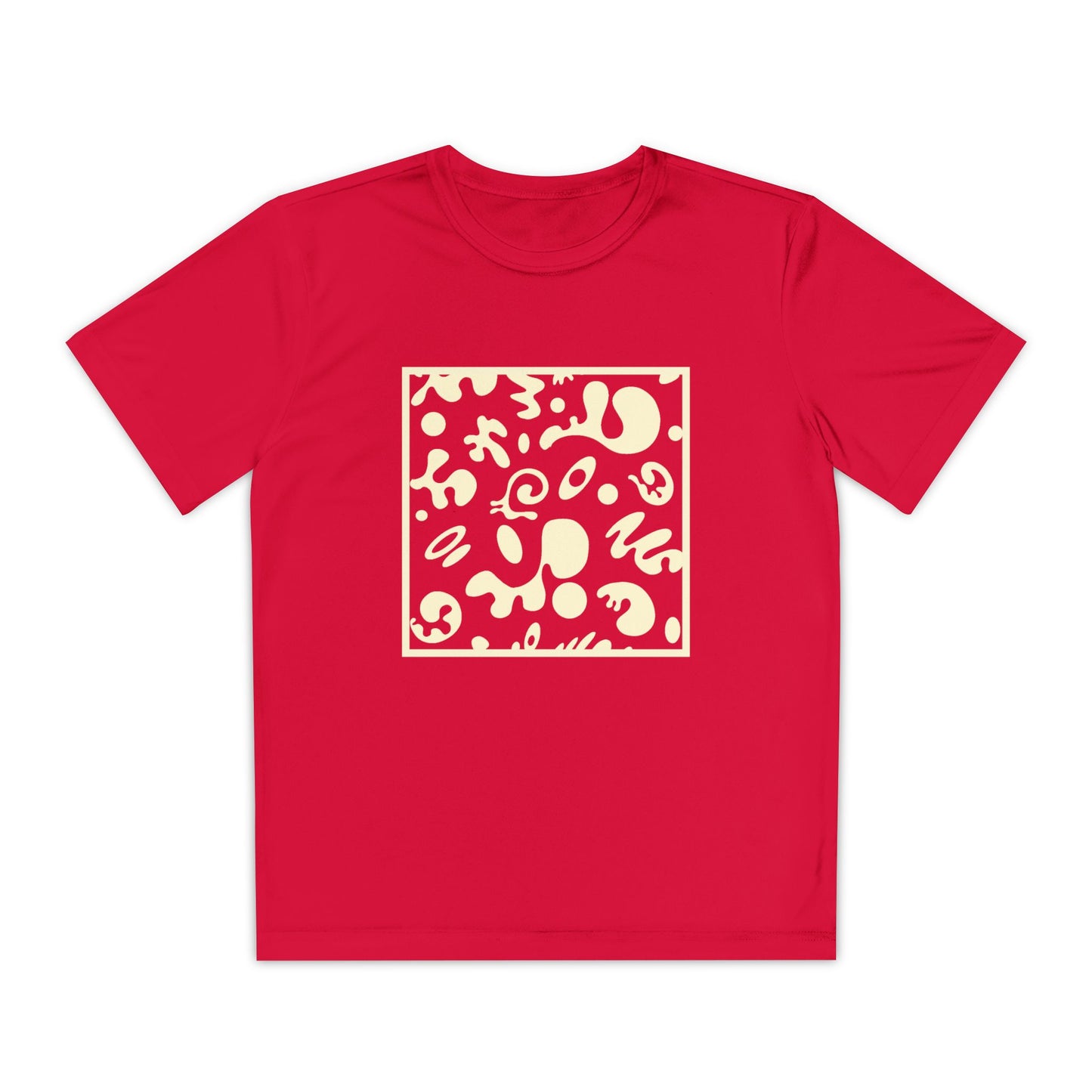 Adorn'd Youth Competitor Graphic Tee - Blank Page White