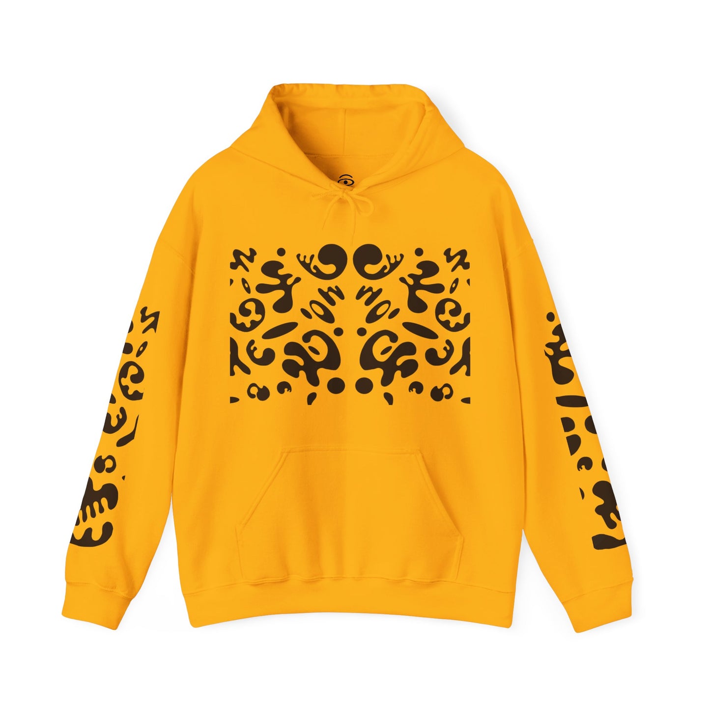 Mirror Work Unisex Heavy Blend™ Hooded Sweatshirt - Smoke Signal Black Print
