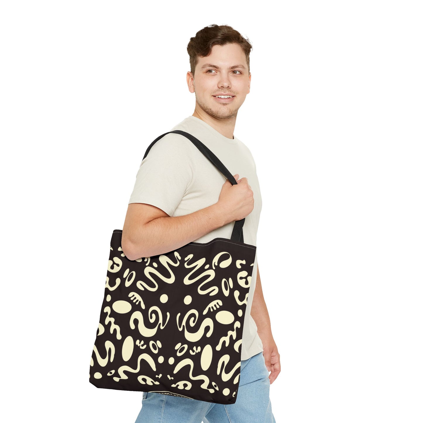 Mirror Work Colorful Tote Bag - Smoke Signal