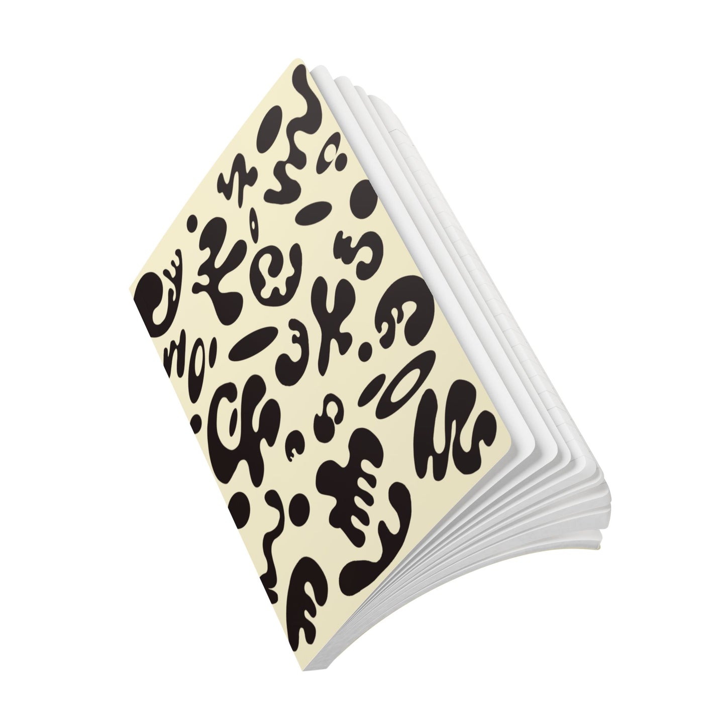 Pure Imagination Softcover Journal w Inside Prints + Tear-Off Pages (Ruled Line) - Blank Page White