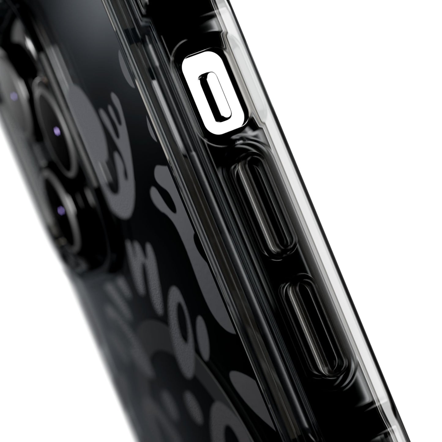 Mirror Work Clear MagSafe Impact Case - Smoke Signal Black