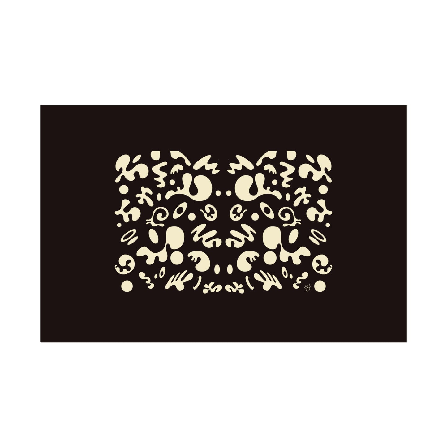 Mirror Work Rolled Poster (Landscape) - Smoke Signal