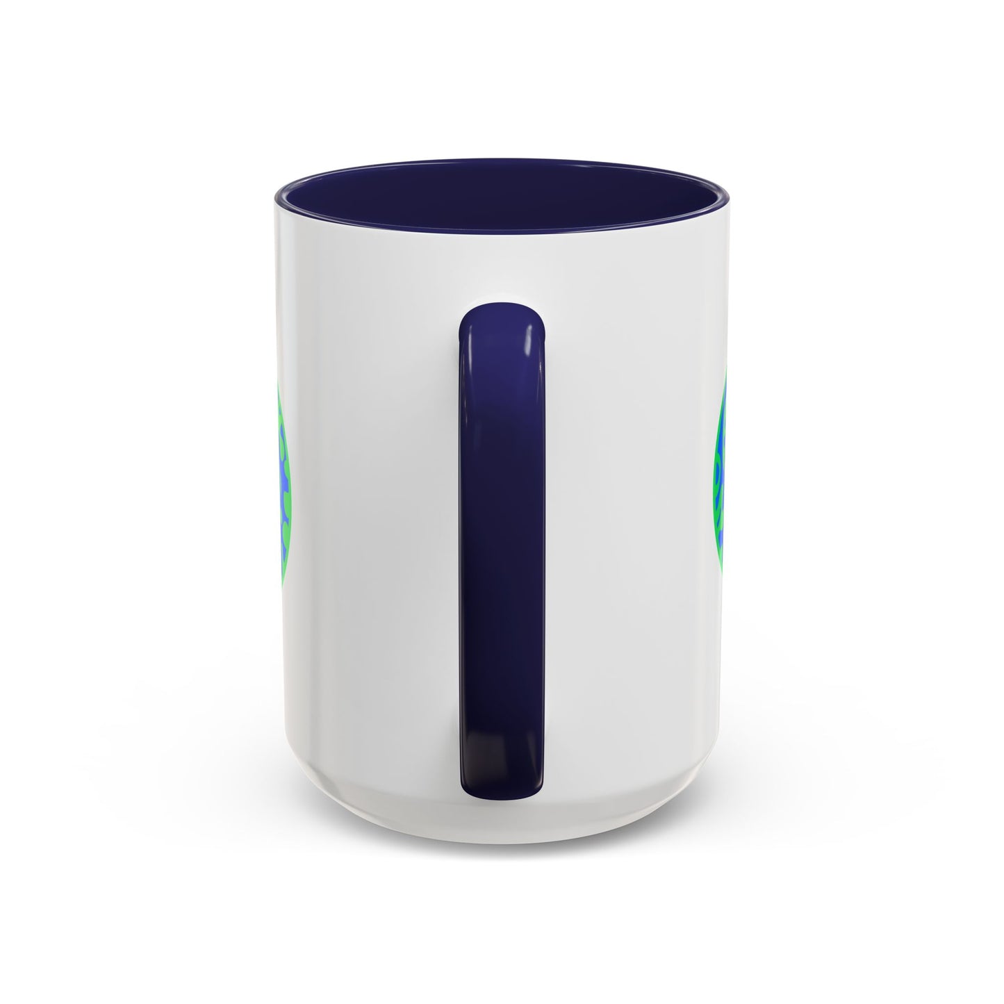Adorn'd Color Logo Accent Coffee Mug (11, 15oz) - Tide Pool