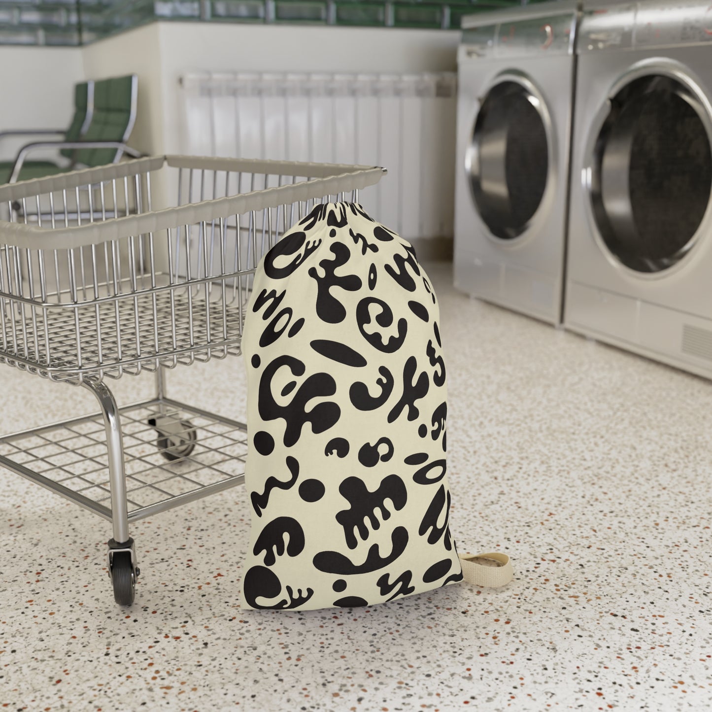 Pure Imagination Laundry Bag - Blank Page White