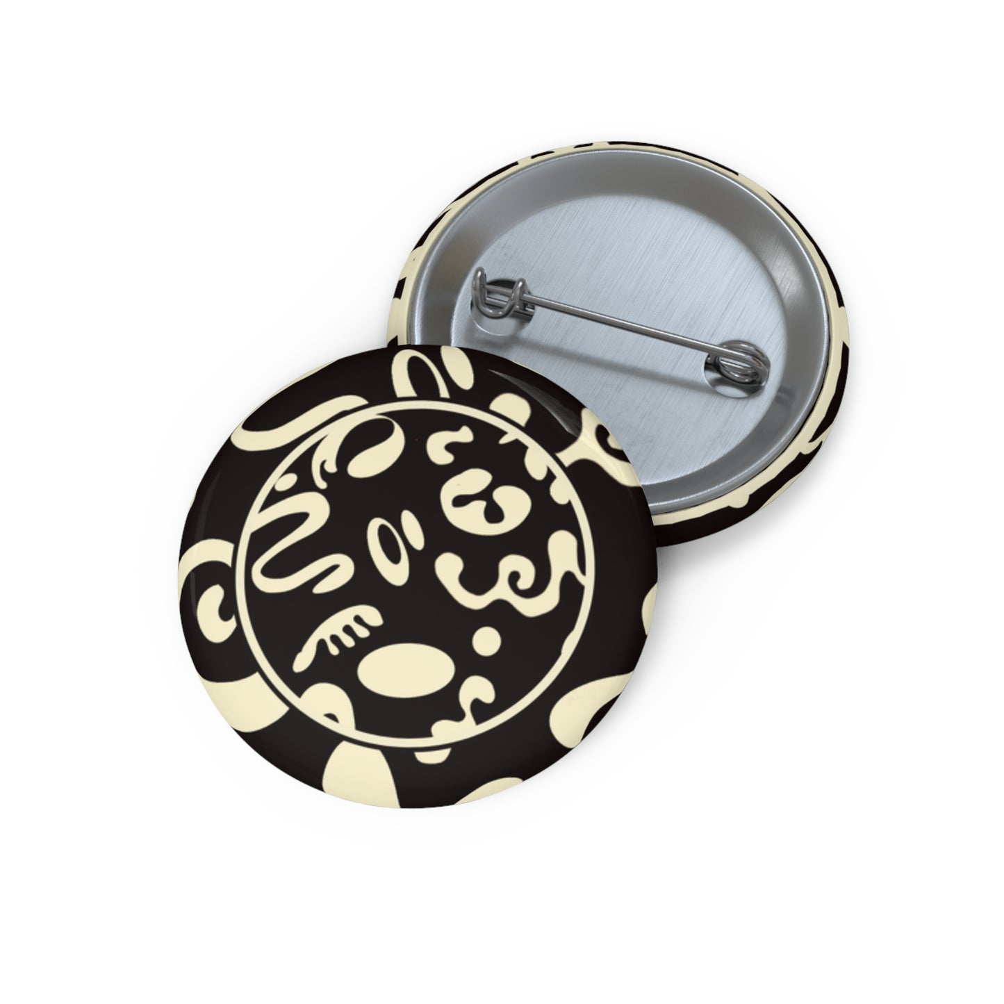 Adorn'd Color Pin Button - Smoke Signal