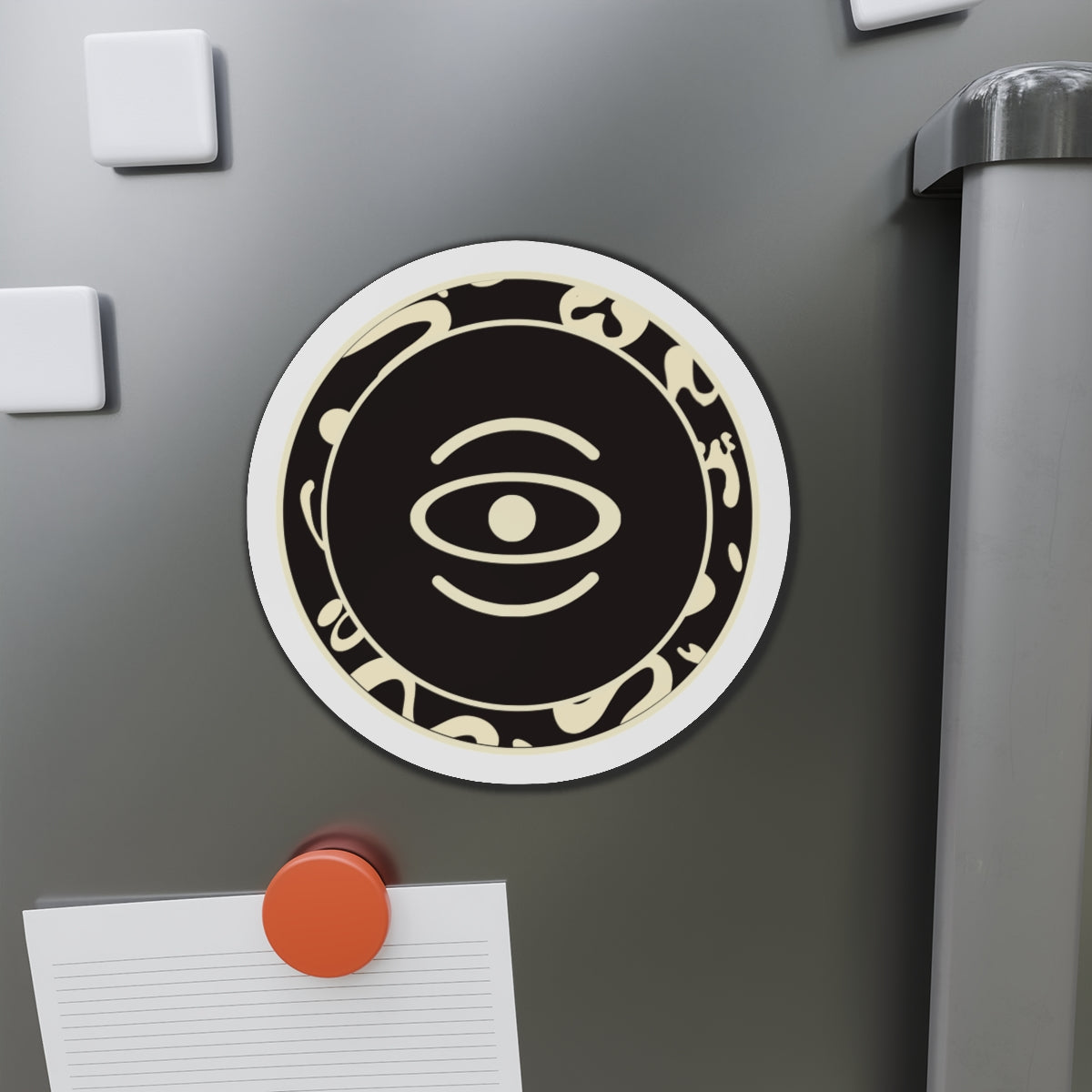 Adorn'd Logo Die Cut Magnet - Smoke Signal