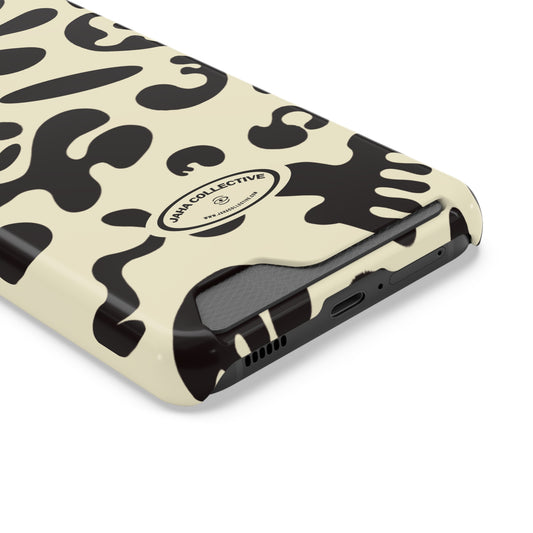 Pure Imagination Phone Case w Card Holder - Blank Page White