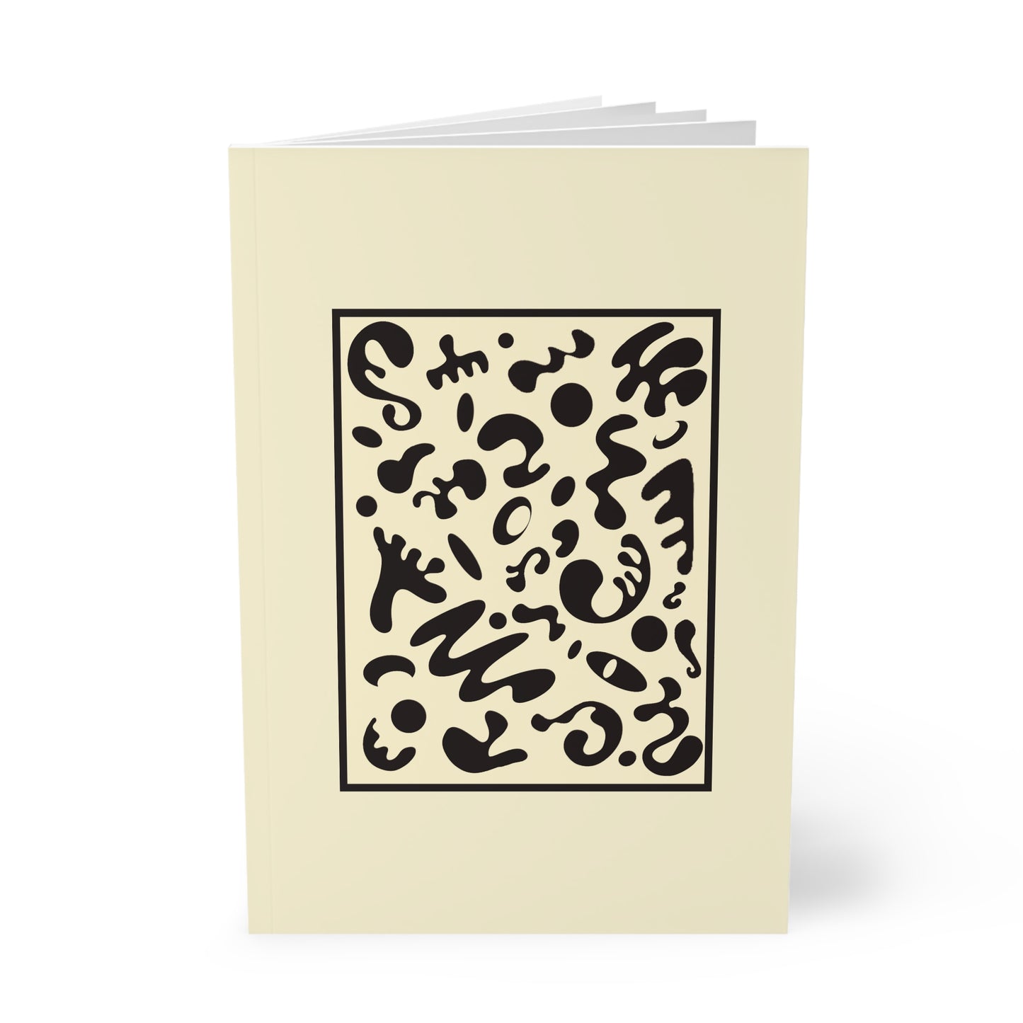 Deep Dream Softcover A5 Notebook - Blank Page White