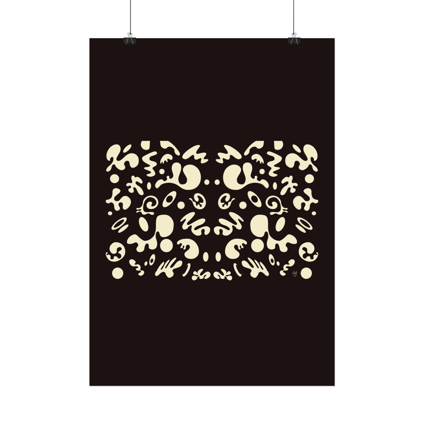 Mirror Work Rolled Poster (Portrait) - Smoke Signal