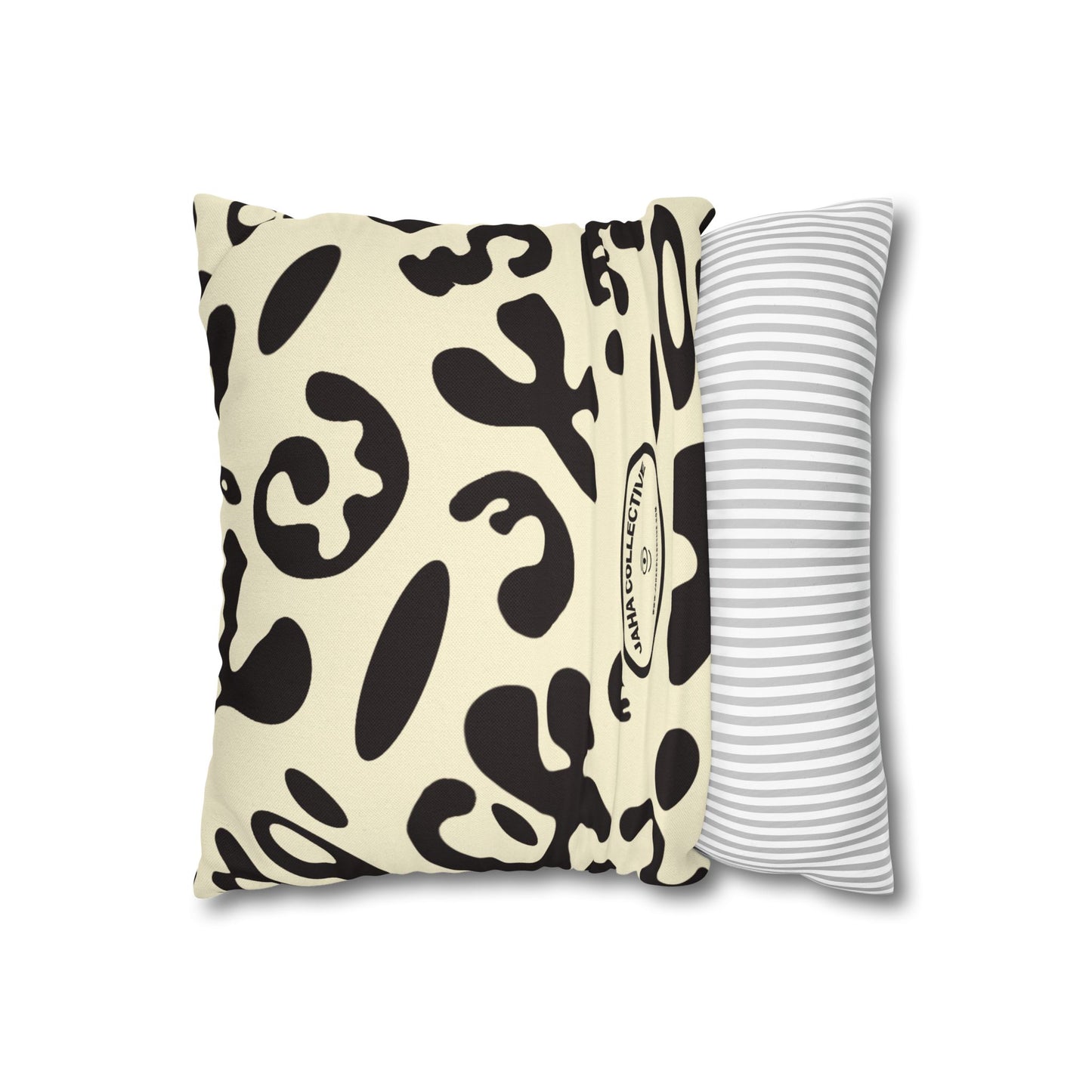 Pure Imagination Spun Polyester Square Pillowcase - Blank Page White