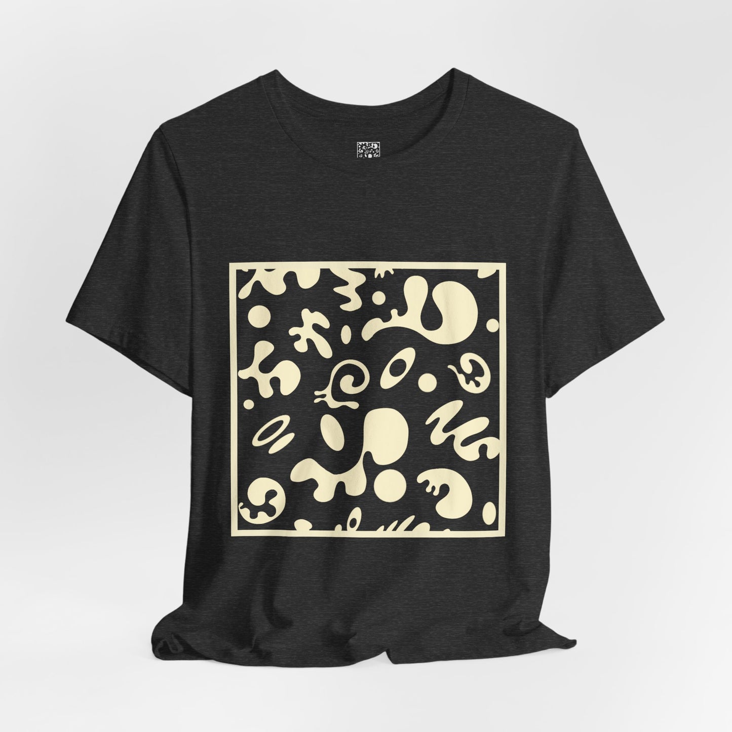 Adorn'd Unisex Jersey Short Sleeve Tee - Blank Page White Print