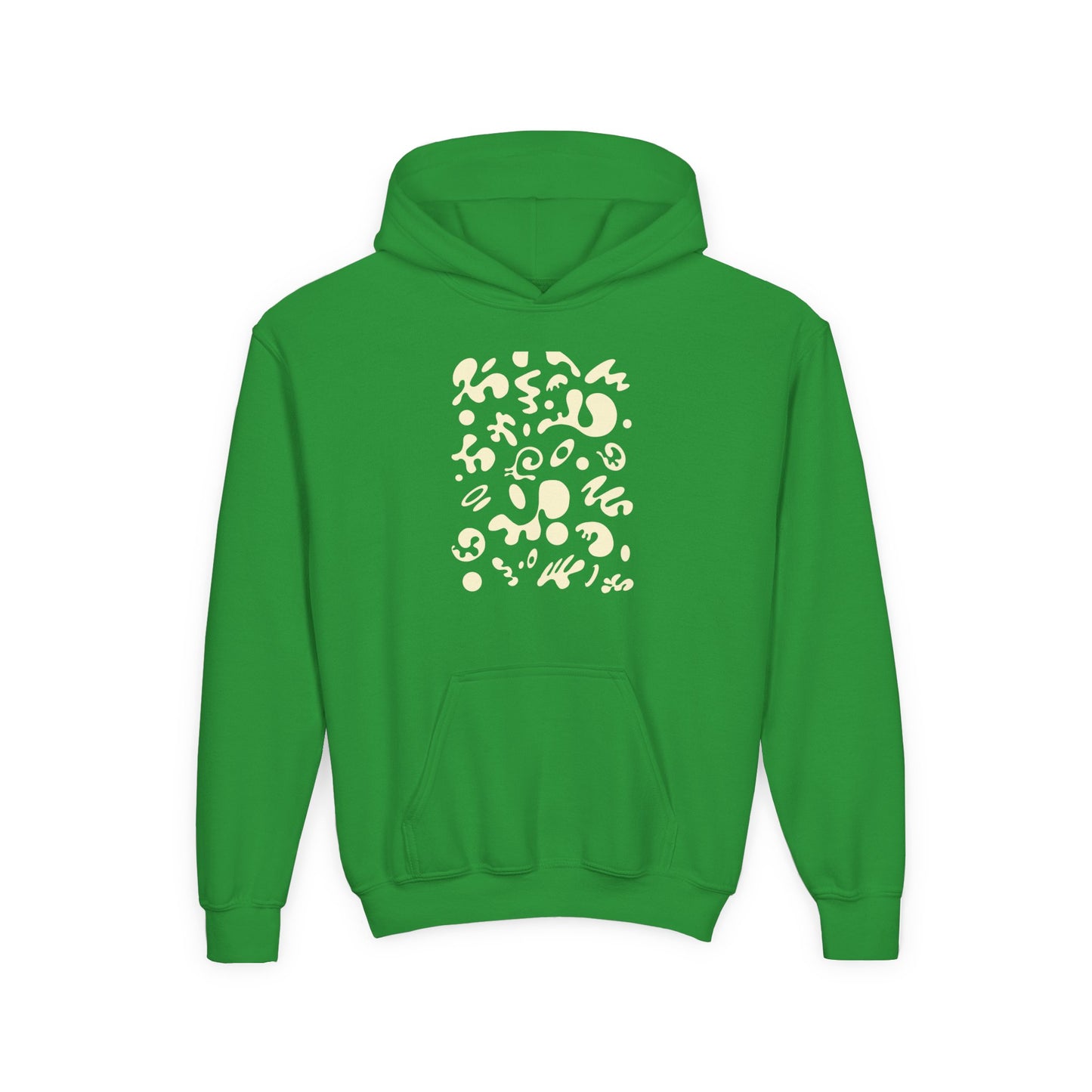 Bright Future Youth Heavy Blend Hooded Sweatshirt - Blank Page