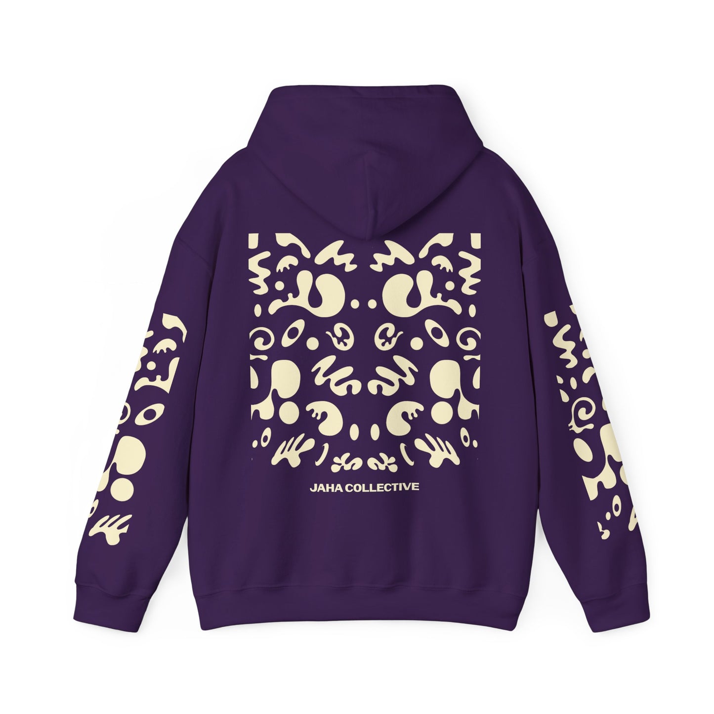 Mirror Work Unisex Heavy Blend™ Hooded Sweatshirt - Blank Page White Print