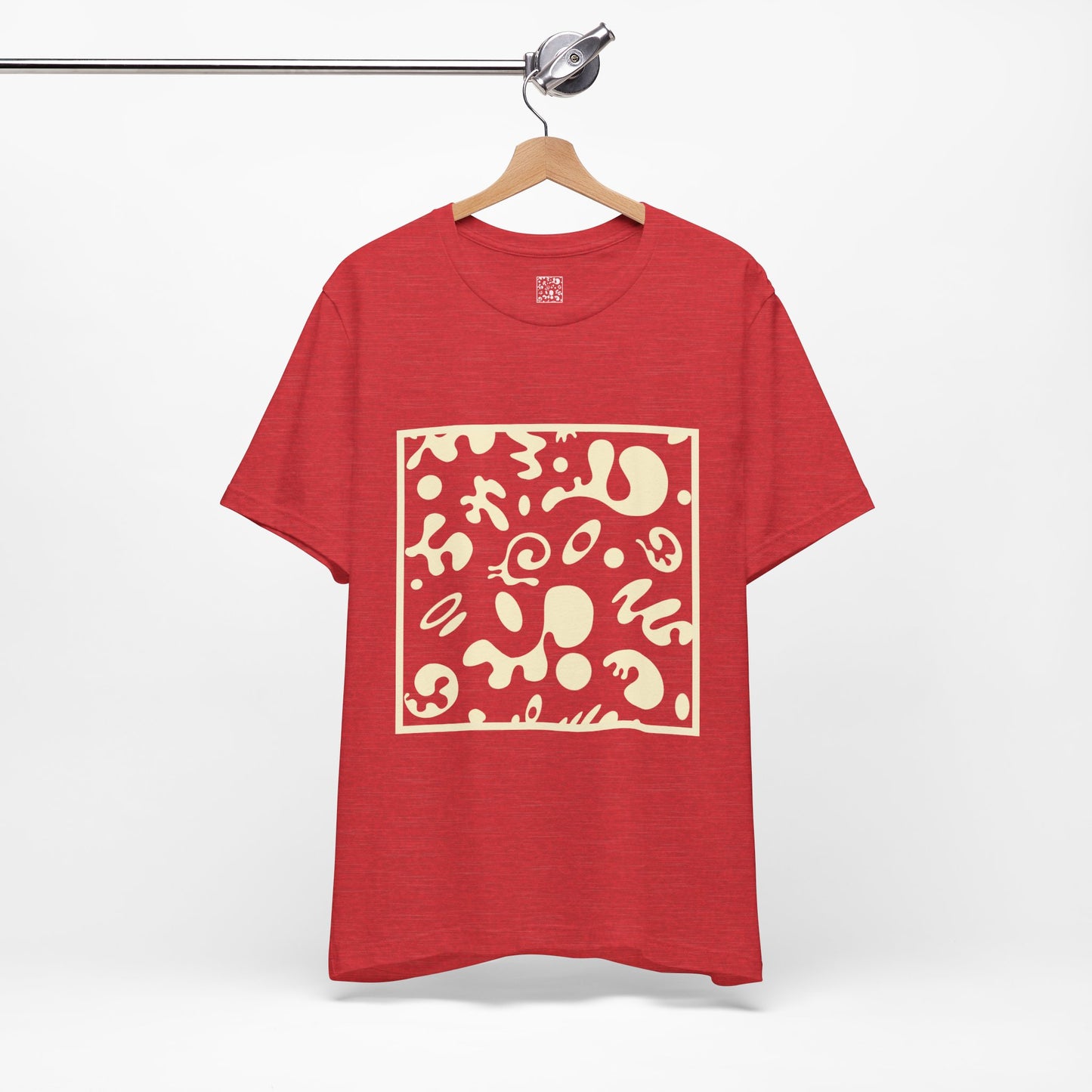 Adorn'd Unisex Jersey Short Sleeve Tee - Blank Page White Print