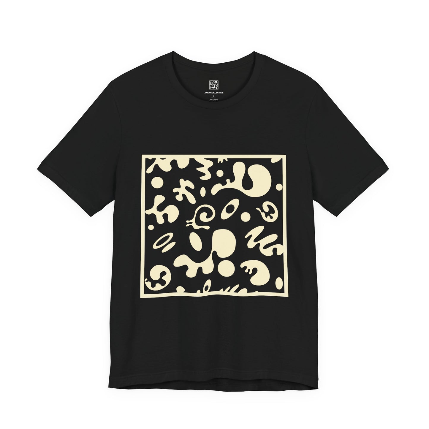 Adorn'd Unisex Jersey Short Sleeve Tee - Blank Page White Print