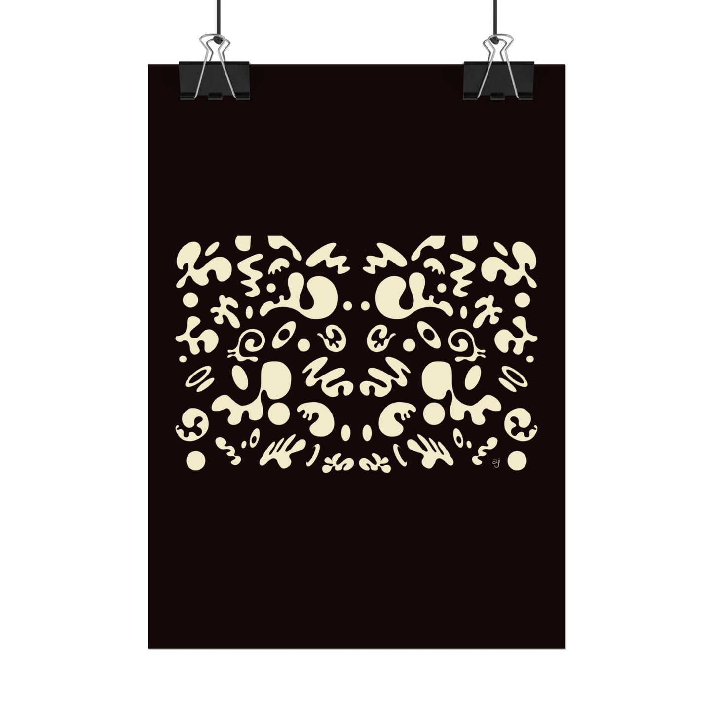 Mirror Work Rolled Poster (Portrait) - Smoke Signal