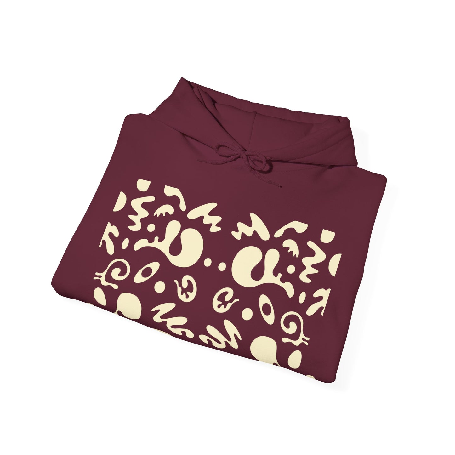 Mirror Work Unisex Heavy Blend™ Hooded Sweatshirt - Blank Page White Print