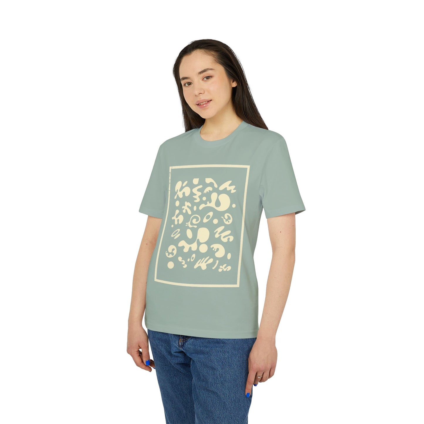 Deep Dream Unisex T-shirt - Blank Page White