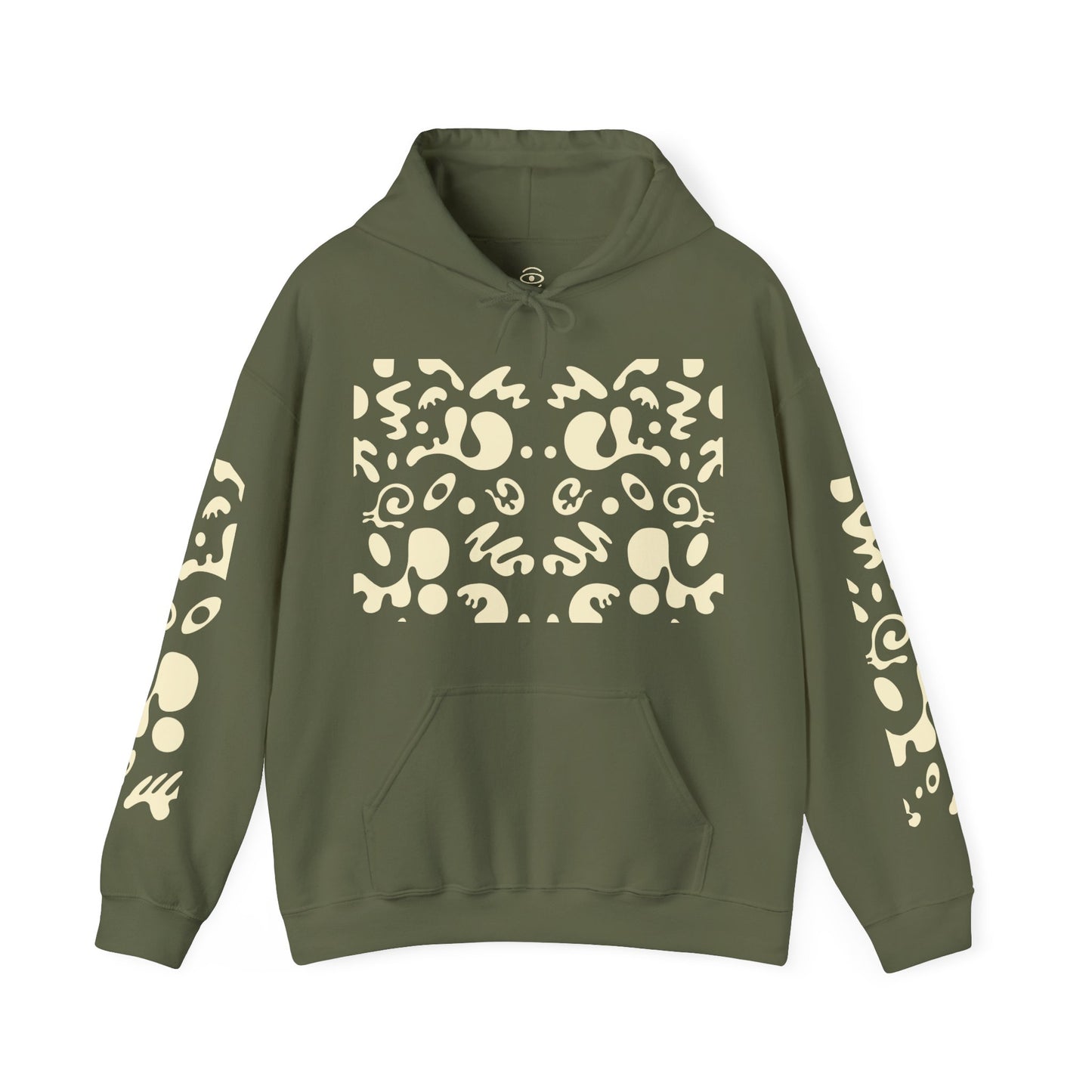 Mirror Work Unisex Heavy Blend™ Hooded Sweatshirt - Blank Page White Print