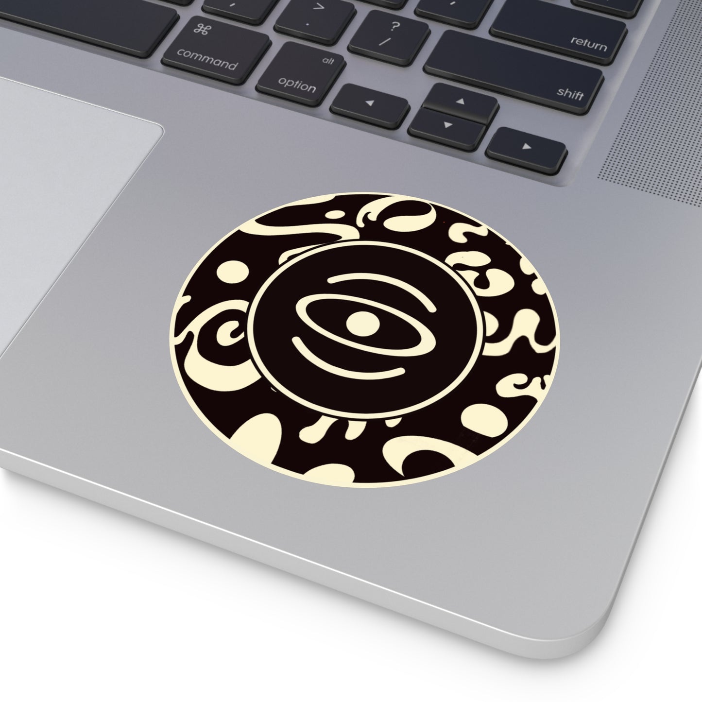 Adorn'd Logo Round Vinyl Stickers - Smoke Signal