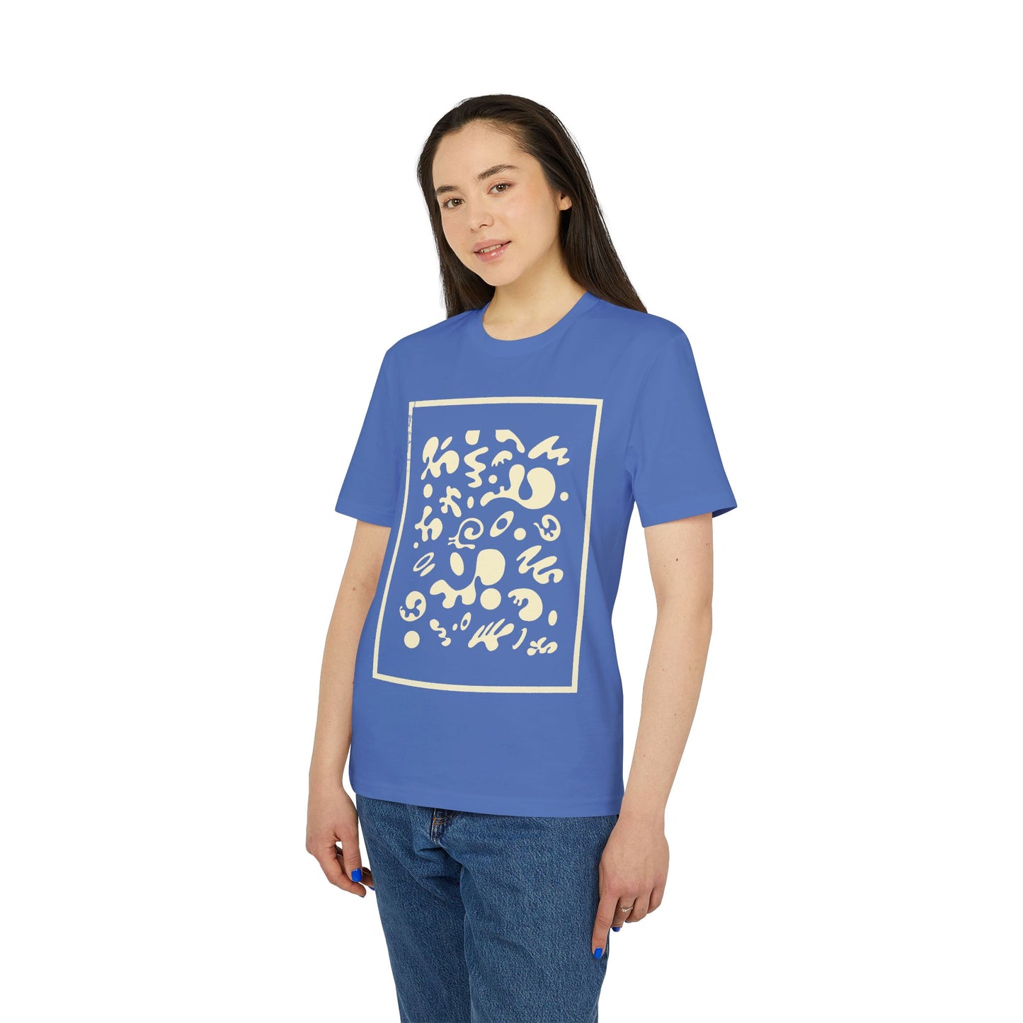 Deep Dream Unisex T-shirt - Blank Page White