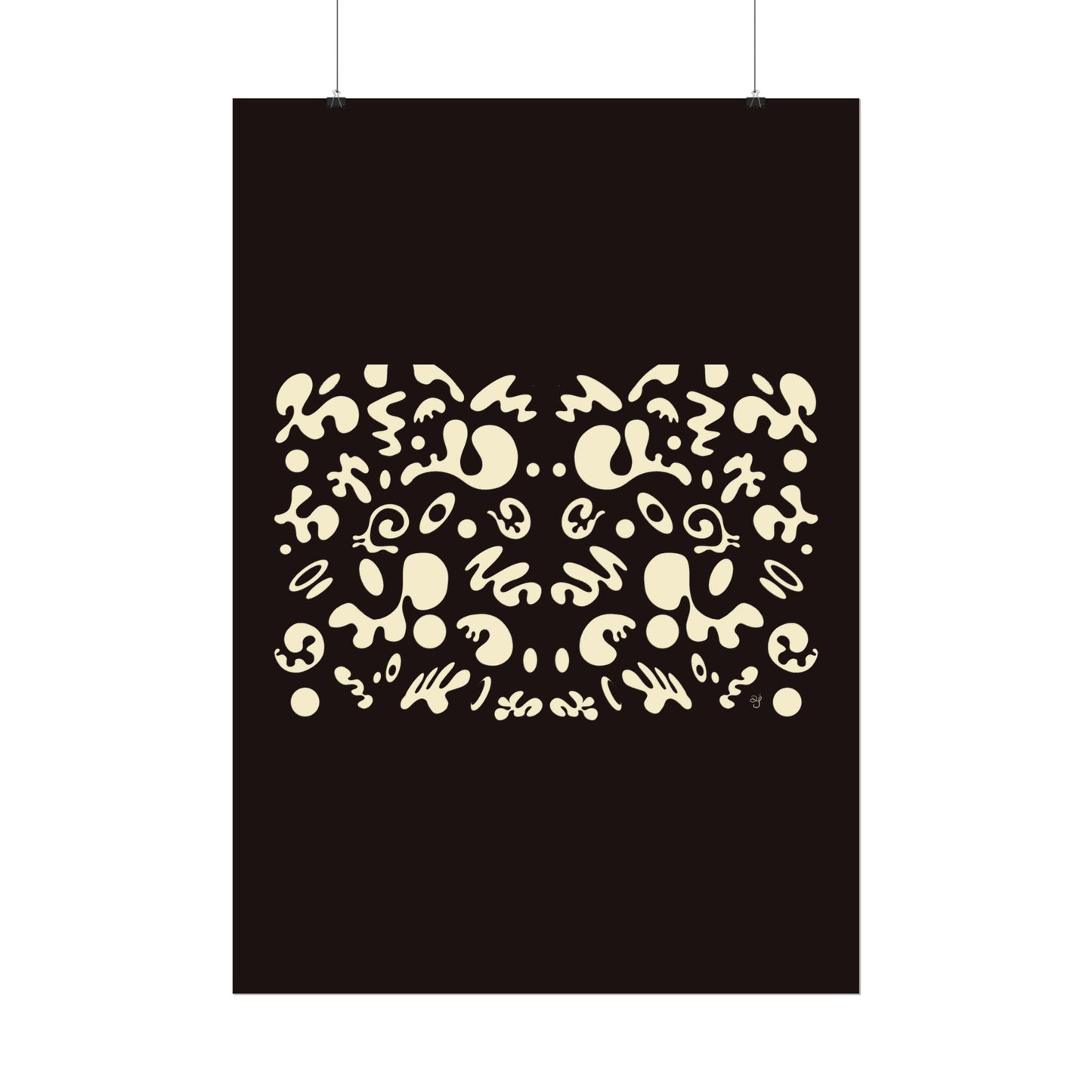 Mirror Work Rolled Poster (Portrait) - Smoke Signal