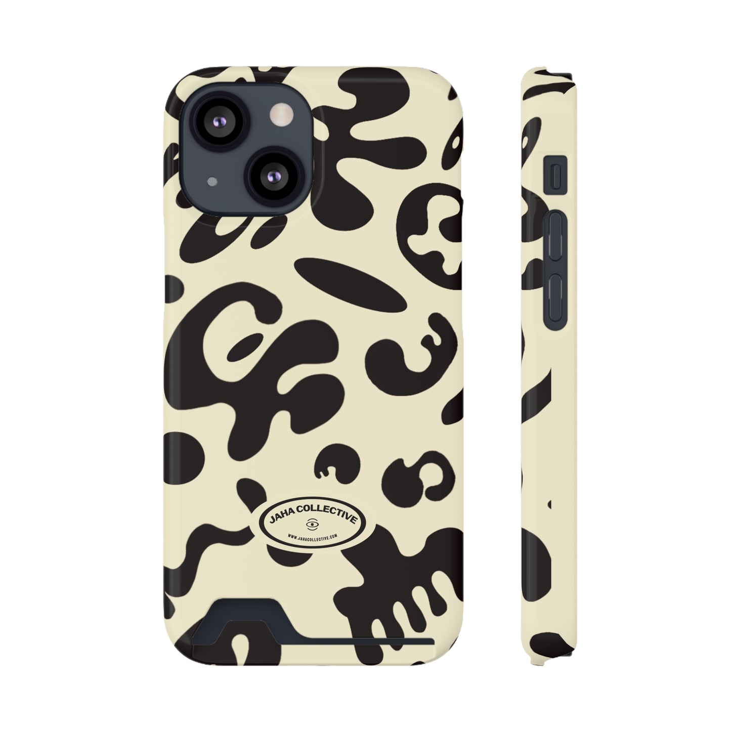 Pure Imagination Phone Case w Card Holder - Blank Page White