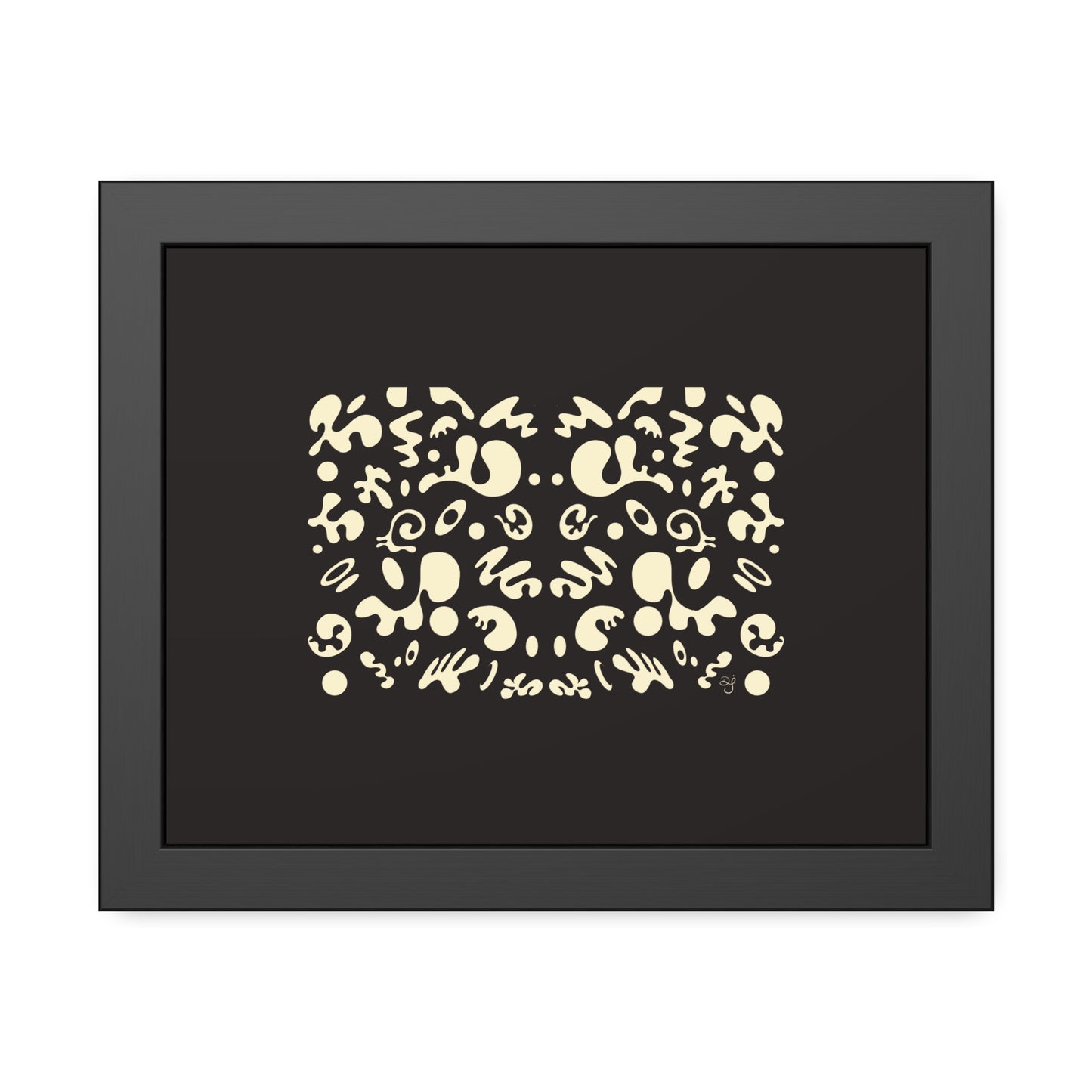 Mirror Work Framed Rolled Poster - Smoke Signal