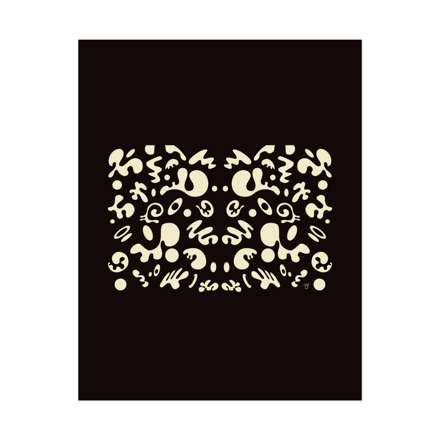 Mirror Work Rolled Poster (Portrait) - Smoke Signal