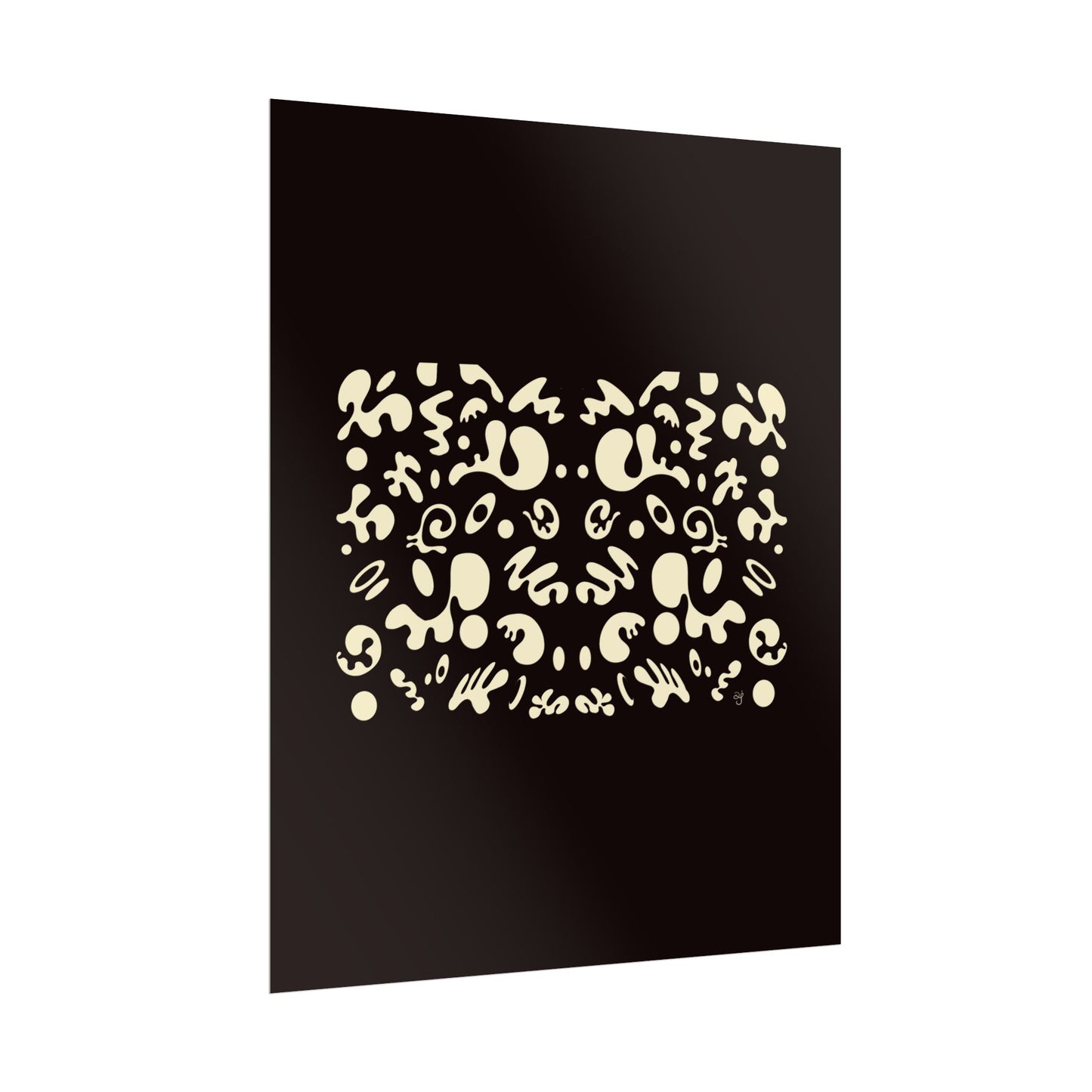 Mirror Work Rolled Poster (Portrait) - Smoke Signal