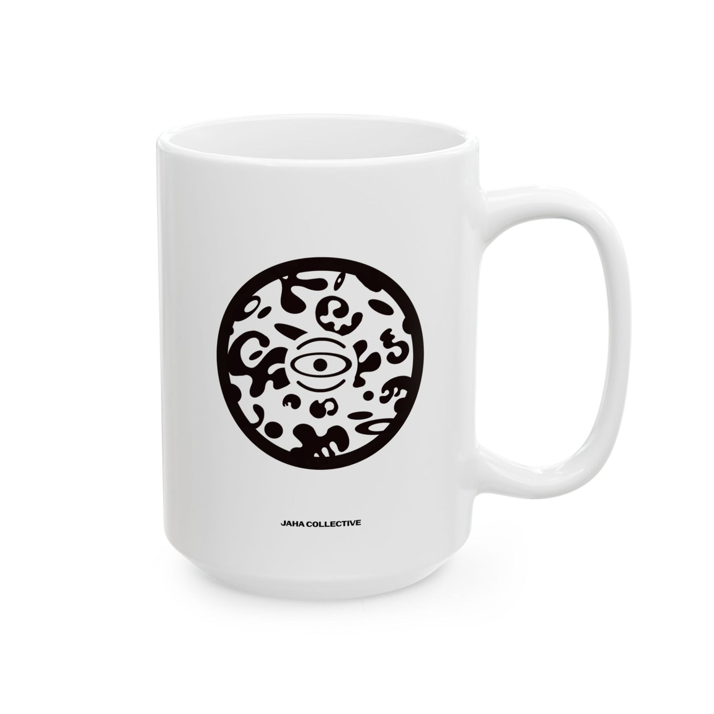 Adorn'd Minimalist Logo White Ceramic Mug