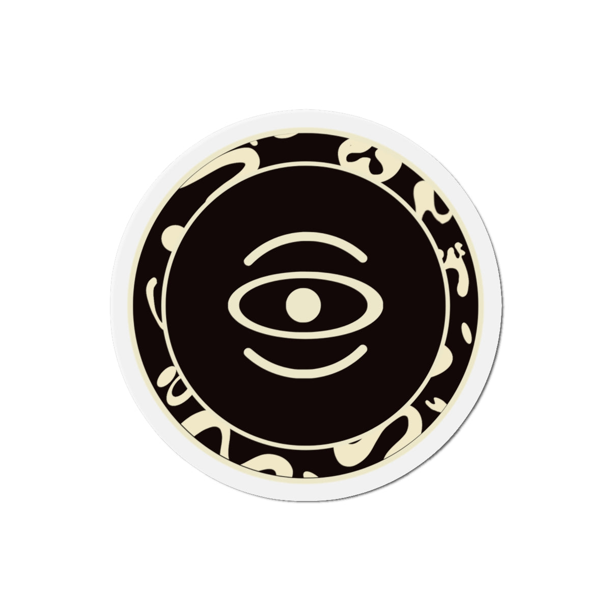 Adorn'd Logo Die Cut Magnet - Smoke Signal